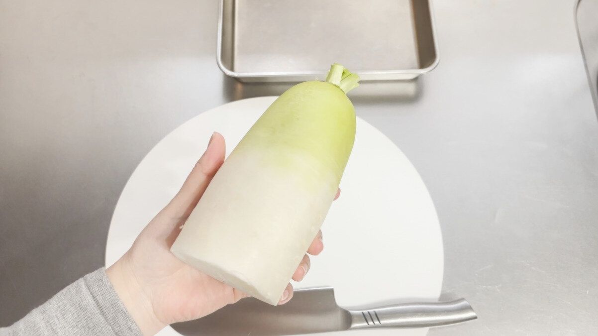 大根を用途別にカットする