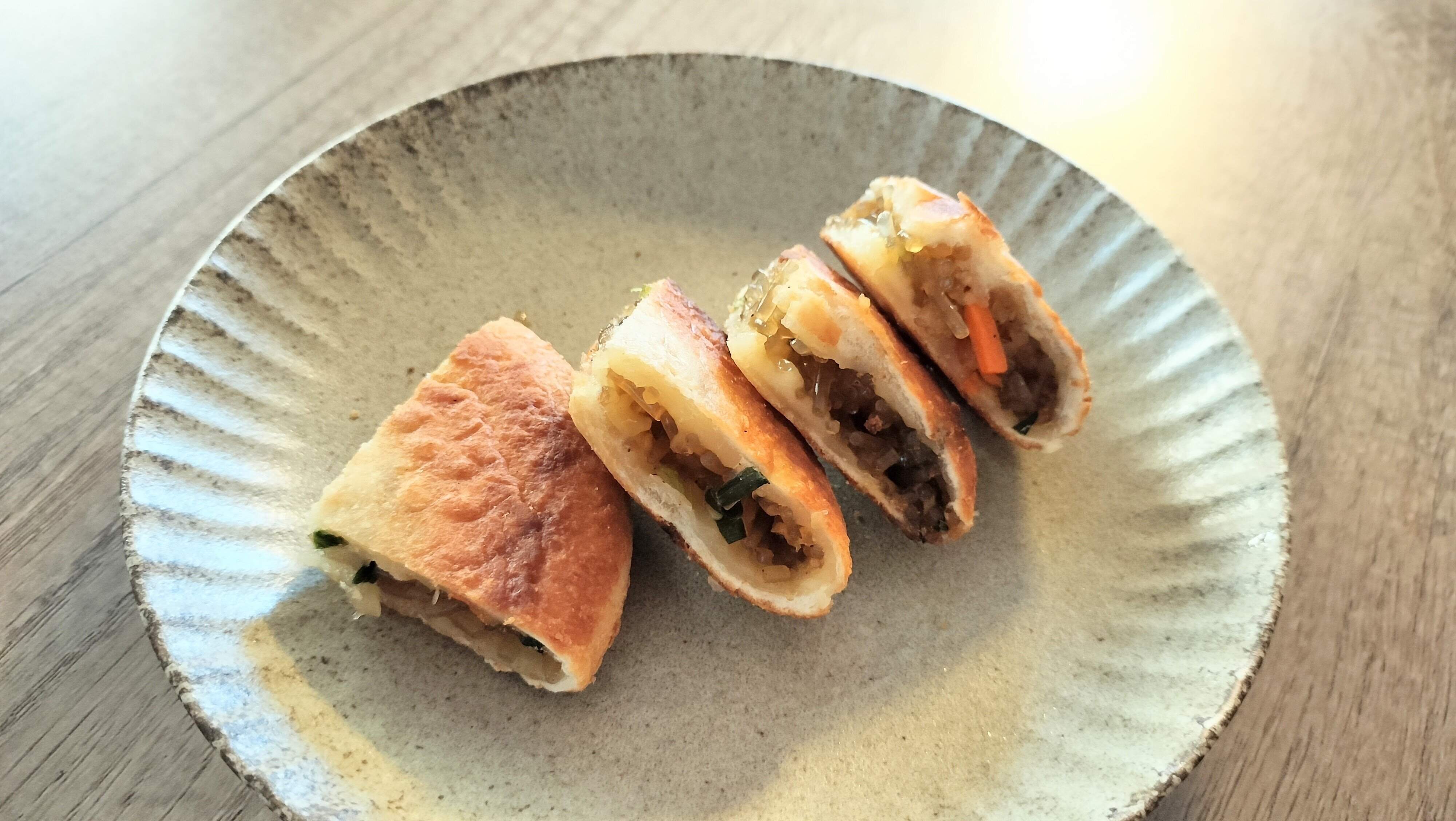 焼いたあとのチャプチェホットク