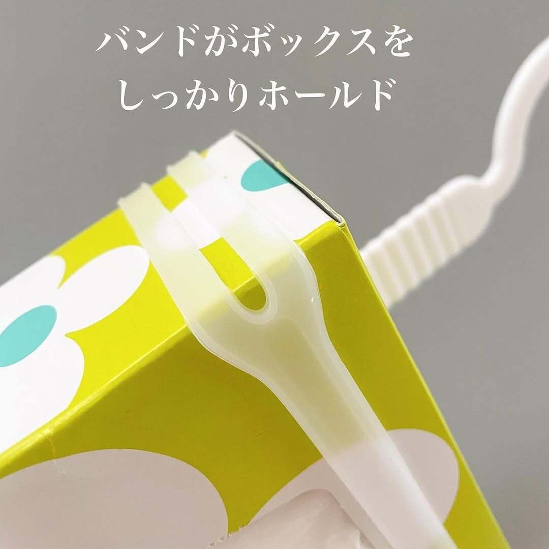 ネーミングそのまま！「ティッシュBOXそのまま吊るせるフック」