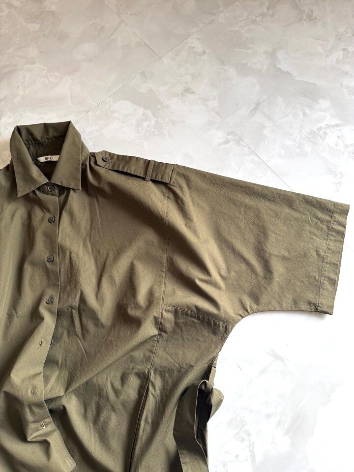 UNIQLO:C コットンオーバーサイズシャツワンピース