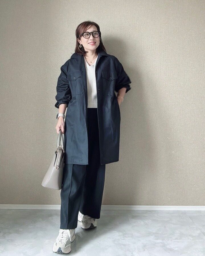 UNIQLO:C オーバーサイズシャツコート