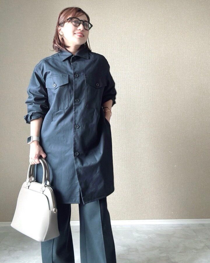 UNIQLO:C オーバーサイズシャツコート