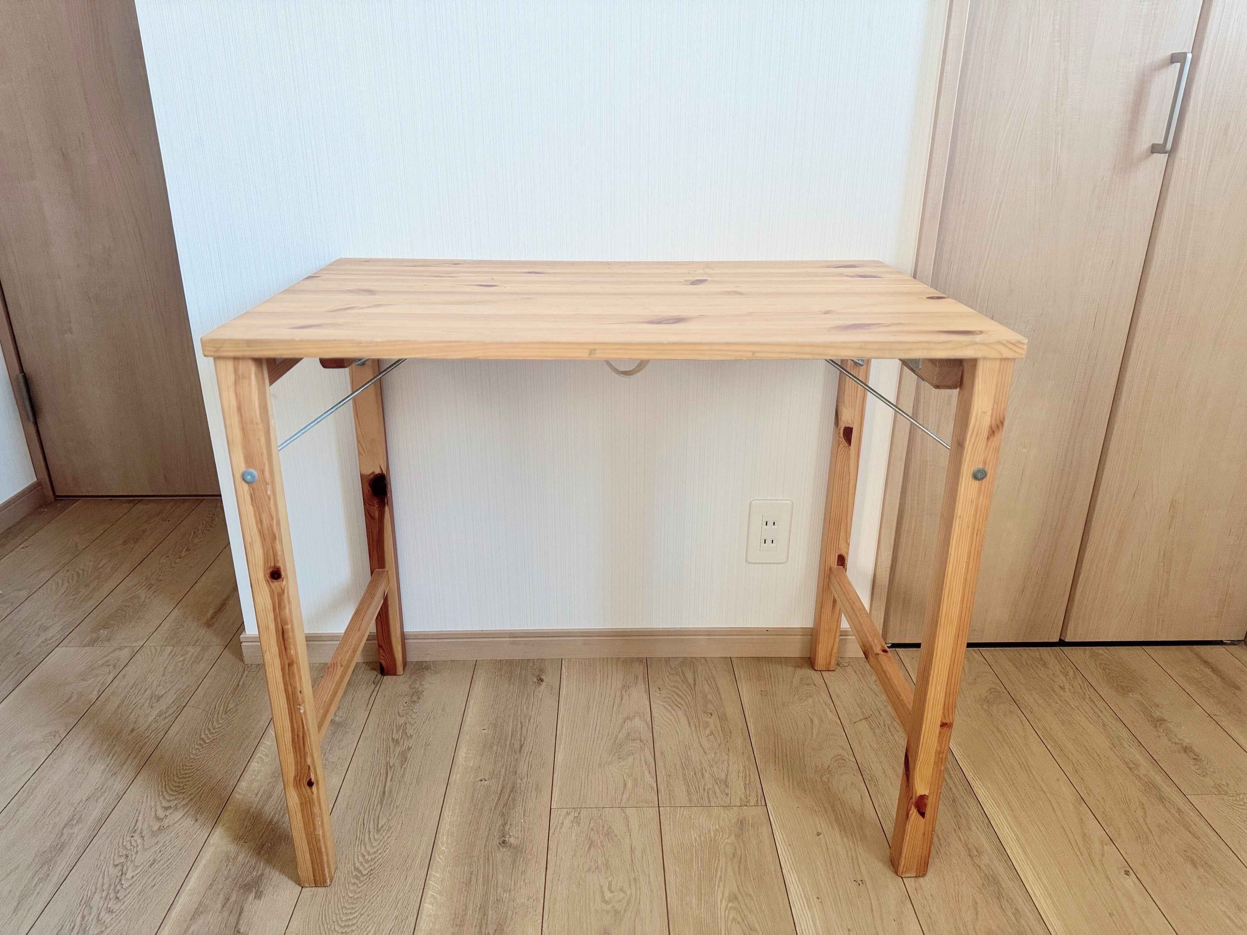 パイン材テーブル・折りたたみ式