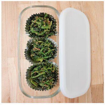 冷凍作り置き★ほうれん草のごま和え