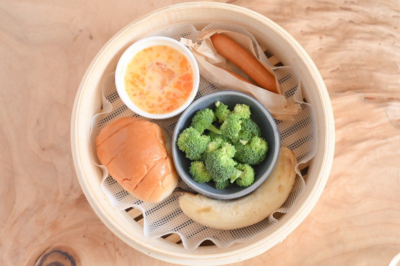 せいろに入った食材