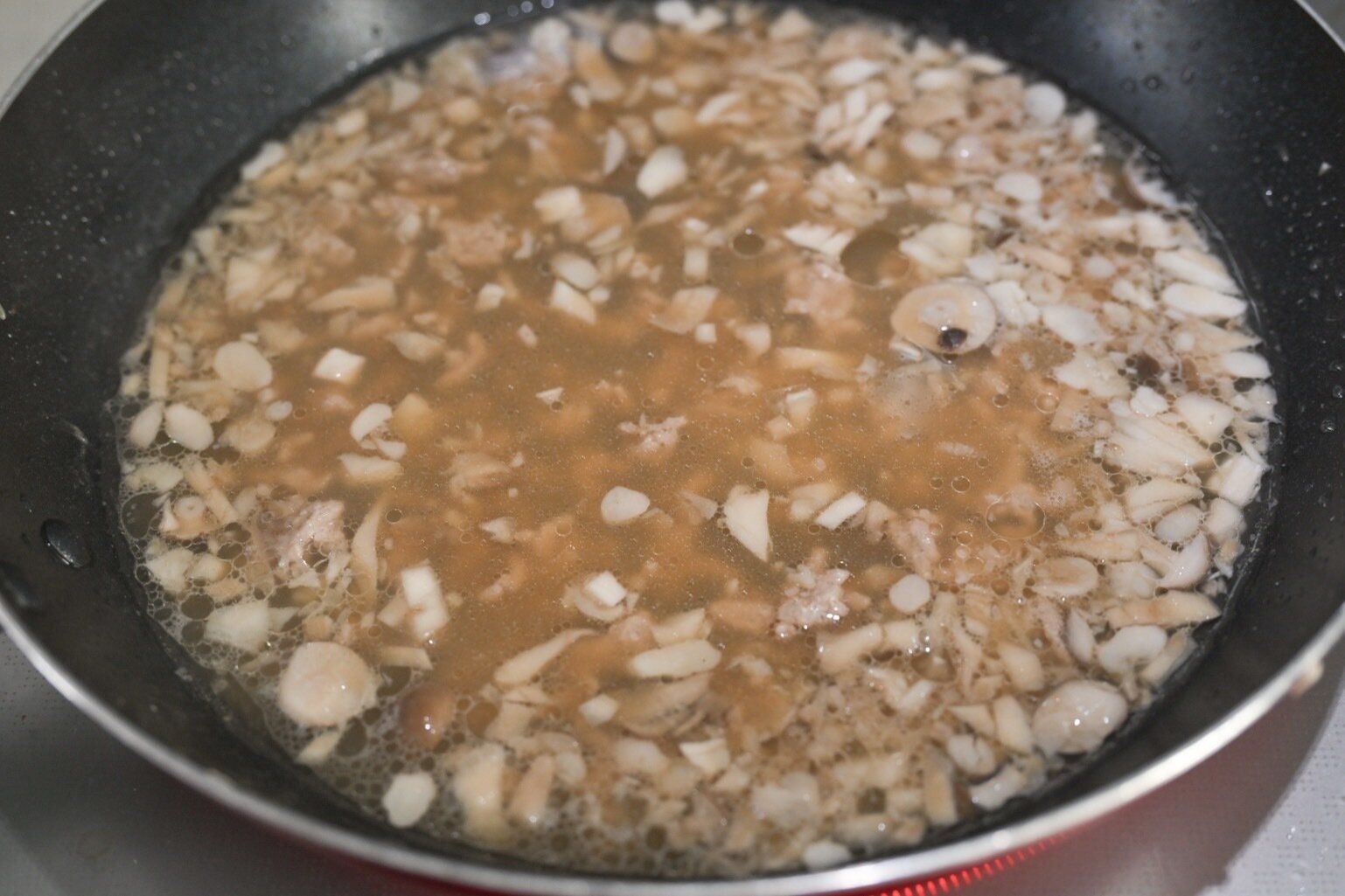 作成途中のカオトム風茶漬けの素