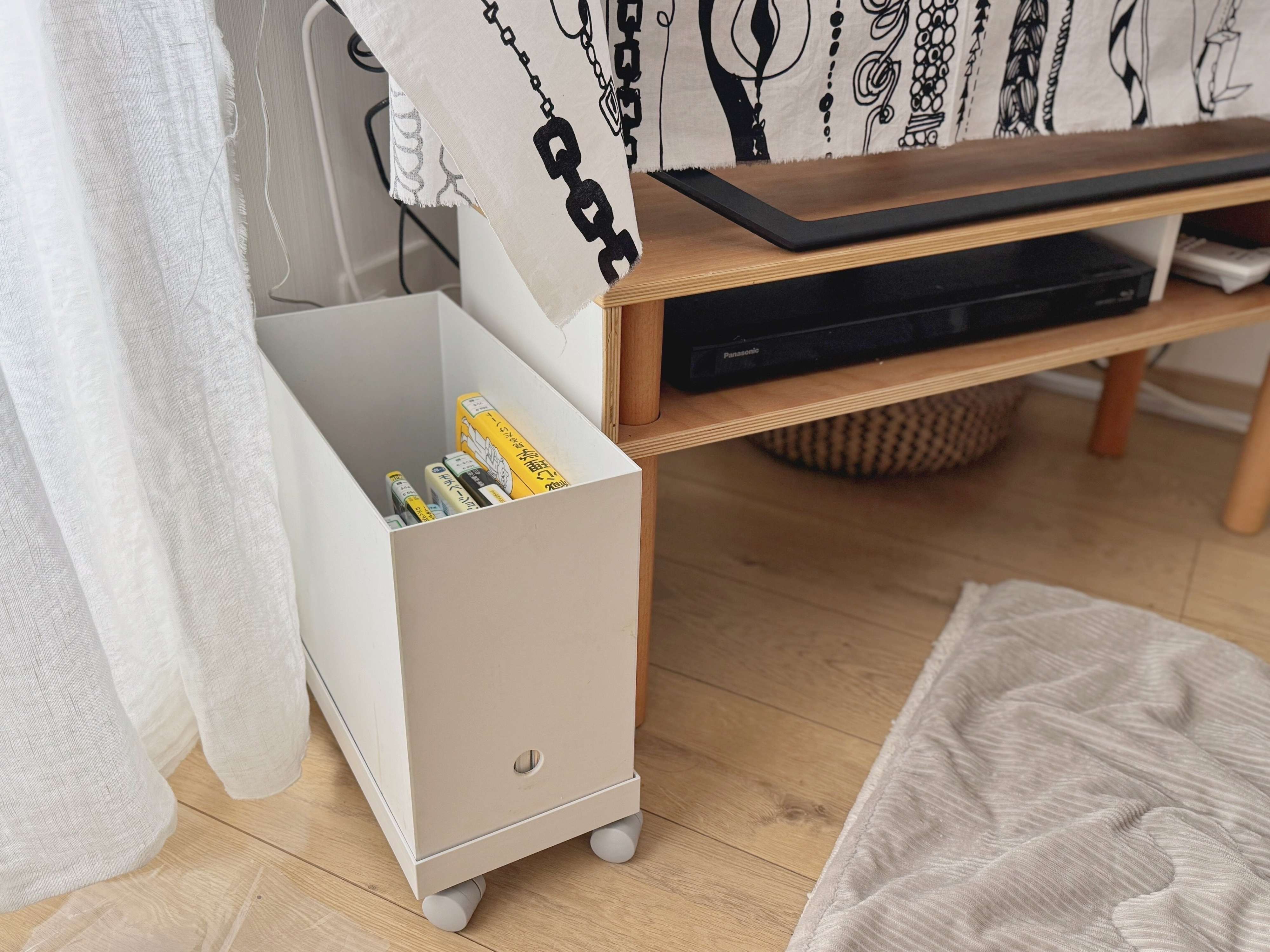 1.ファイルボックス+フタ+キャスター