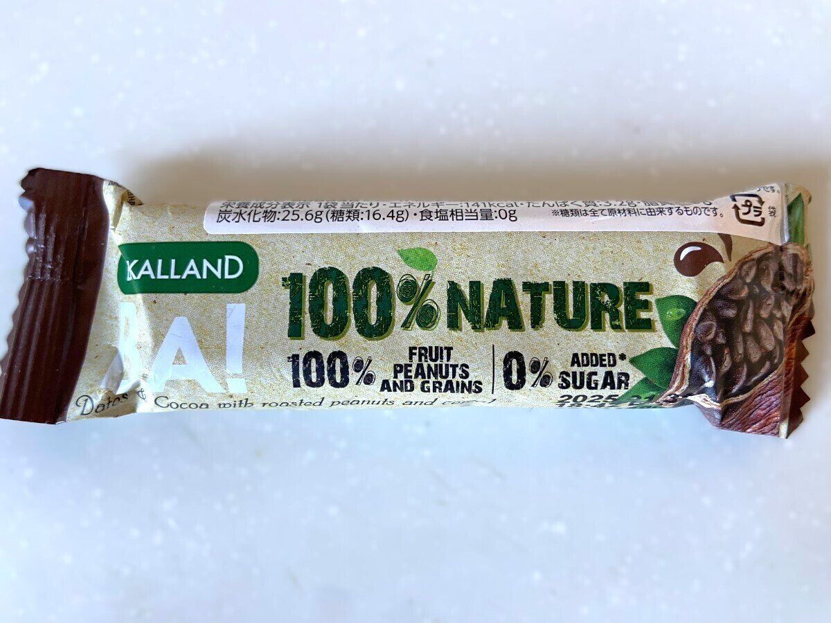 砂糖不使用デーツバー(オーツ麦＆ココア)