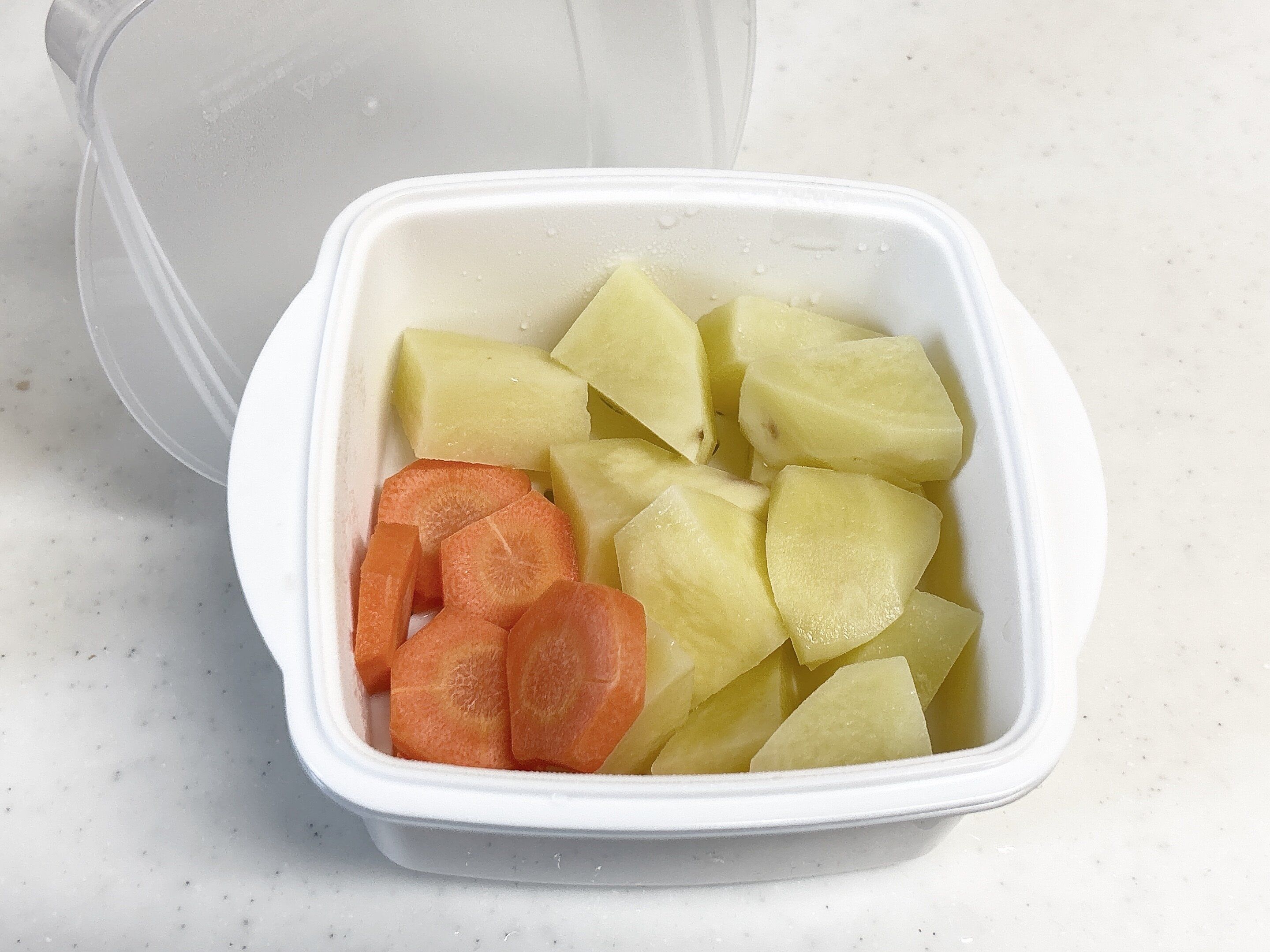 電子レンジ容器温野菜