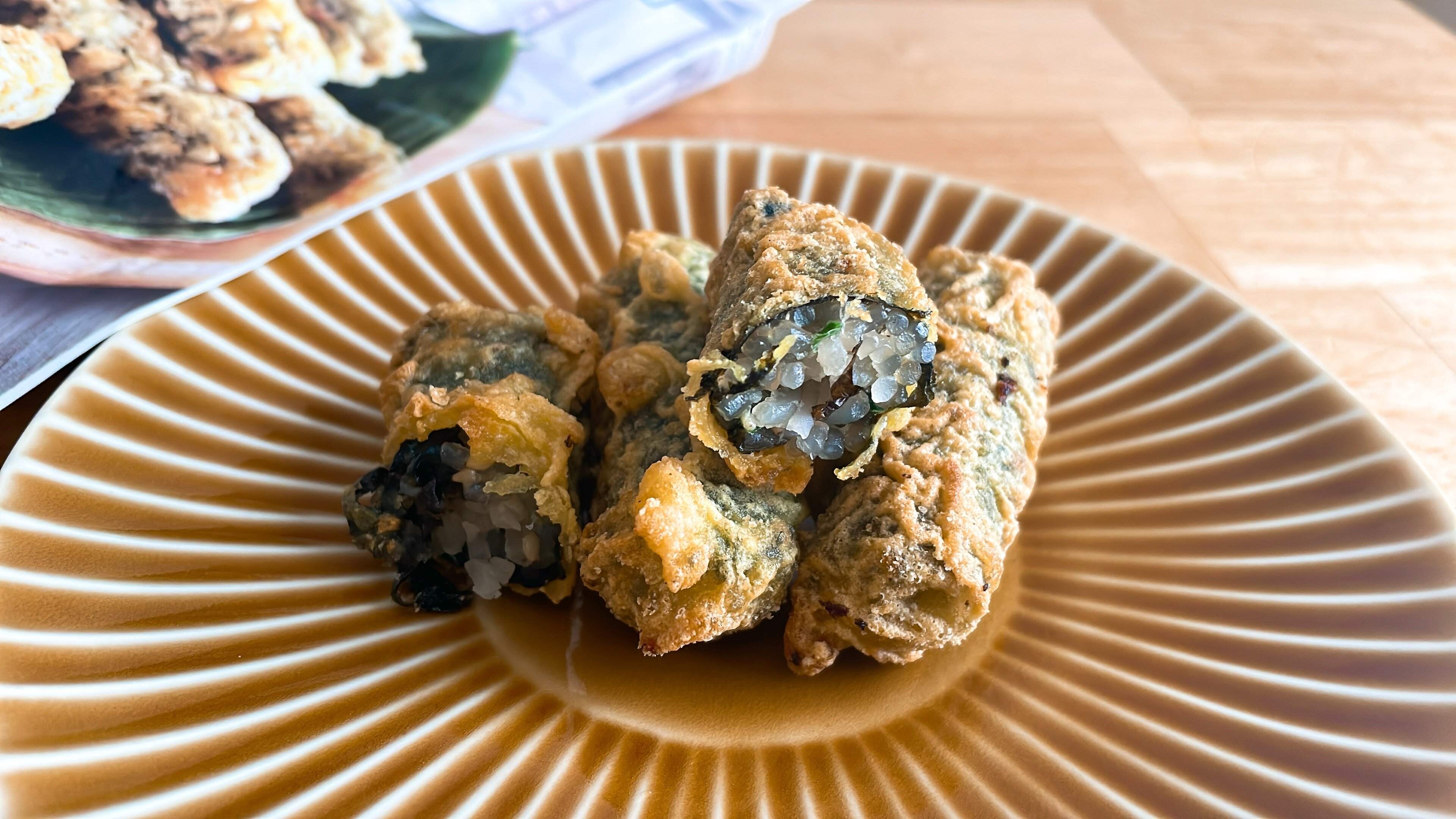 のり巻き天ぷら気になる味