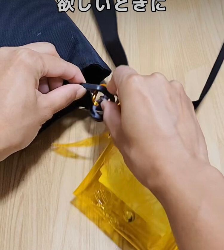 ティッシュを取り出しやすく