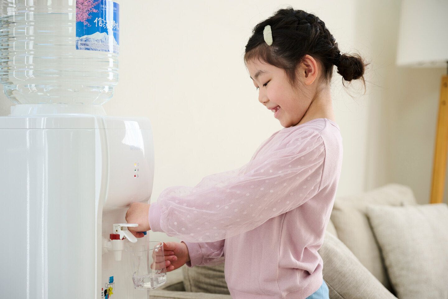 子どもが自分で水分補給！おいしい天然水「信濃湧水」