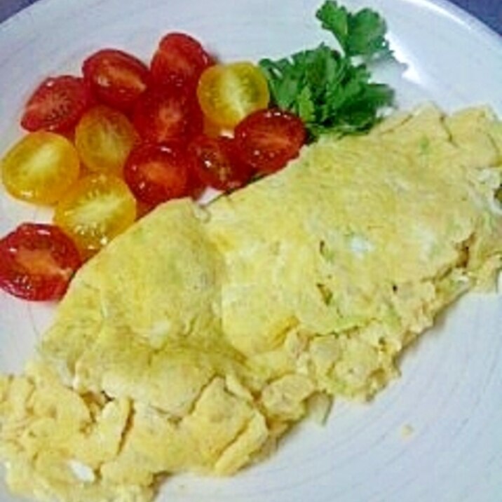 ツナと白菜のオムレツ