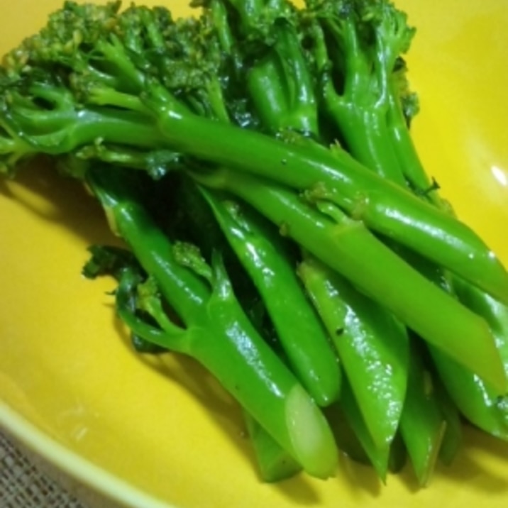 スティックセニョールのオイスターソース炒め