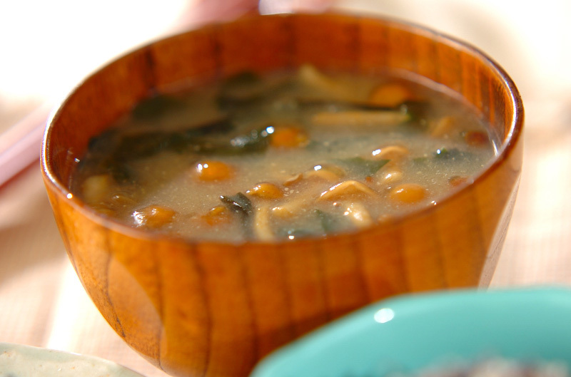 ナメコのみそ汁