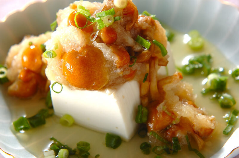 ナメコのおろし奴