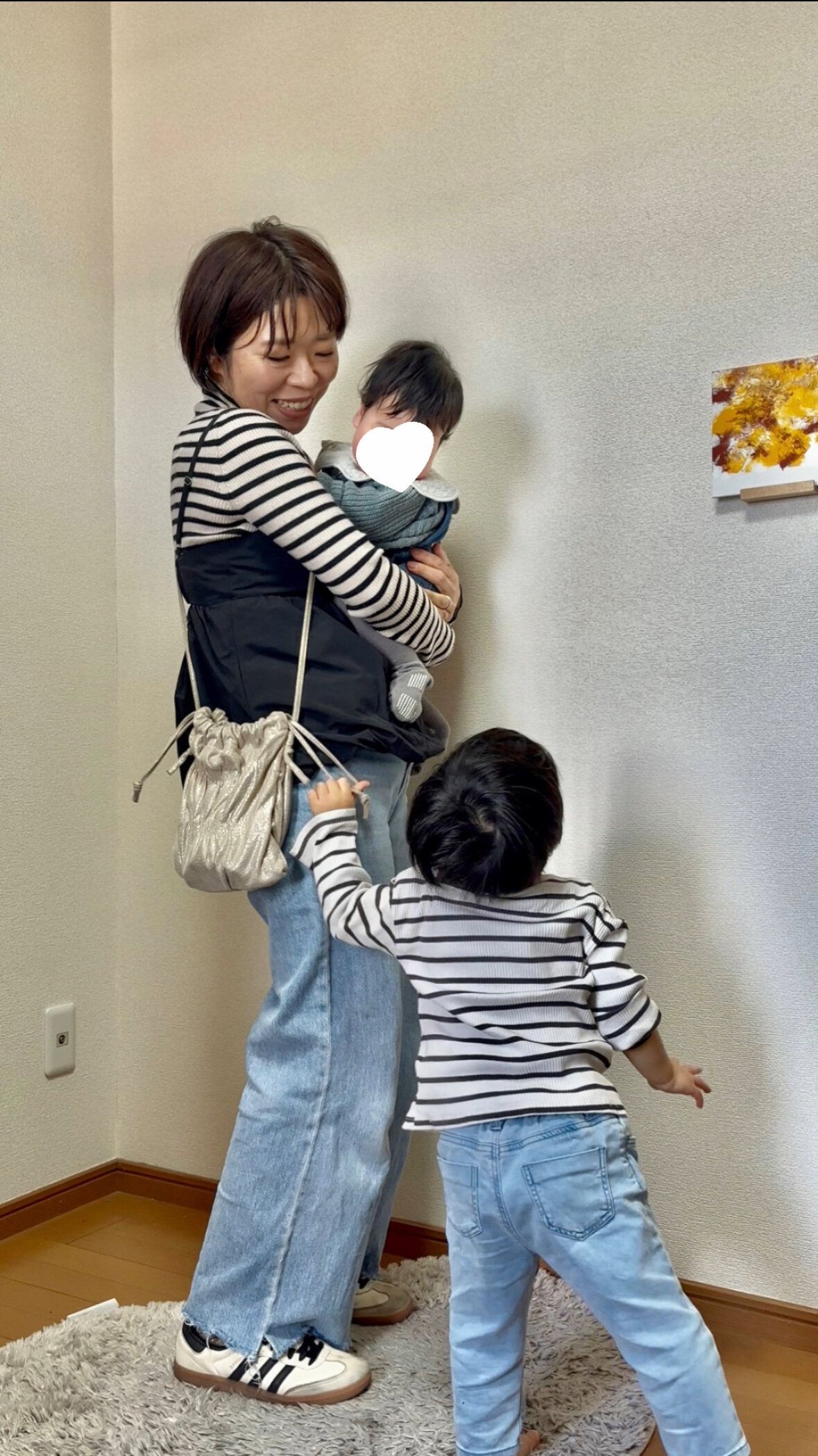 こども二人とママ