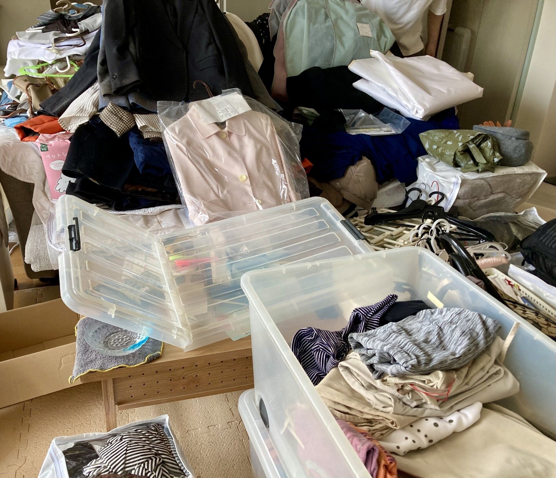 全部出してから片づけるのは大変