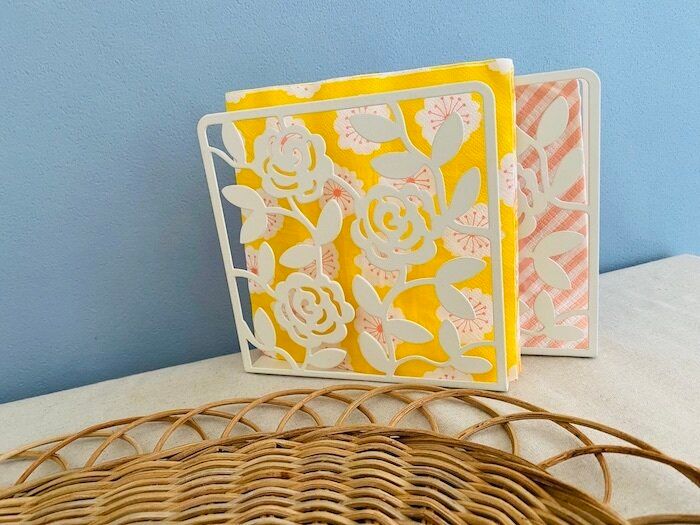 IKEA（イケア）で作るカフェコーナー　ナプキンホルダー