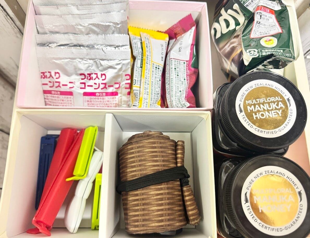 引き出しの仕切りに