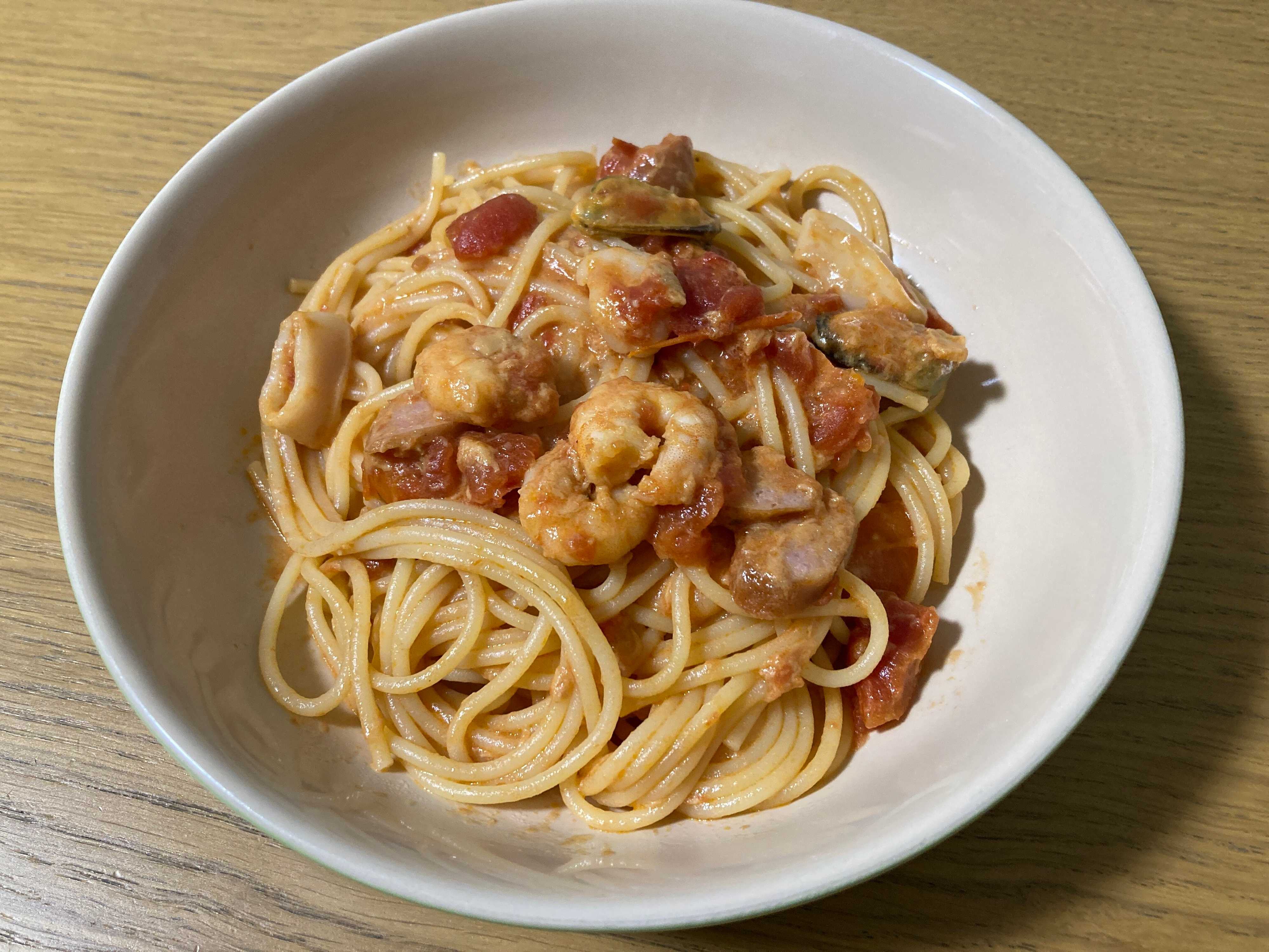 トマトツナパスタ