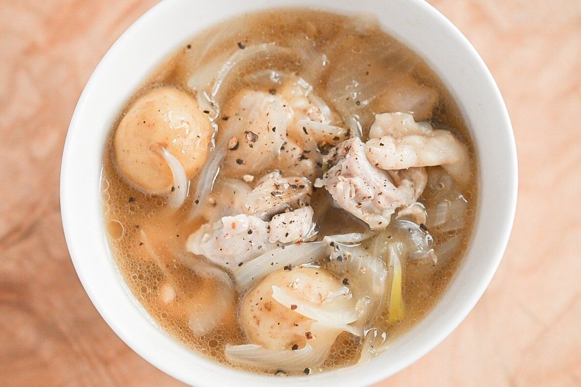 新ジャガイモのスープ