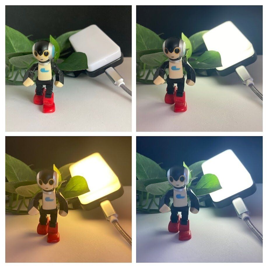 商品撮影や自撮りにピッタリ！ダイソー「クリップ付USBライト」