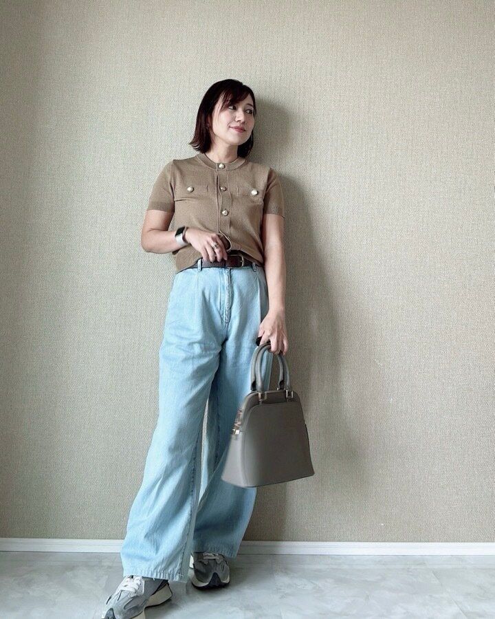 メタルボタンカーディガン　GU