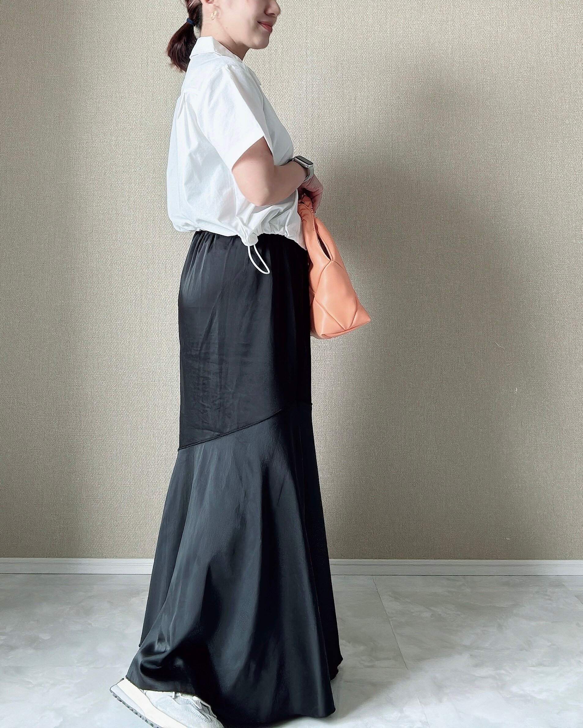 フロントジップシャツ　GU