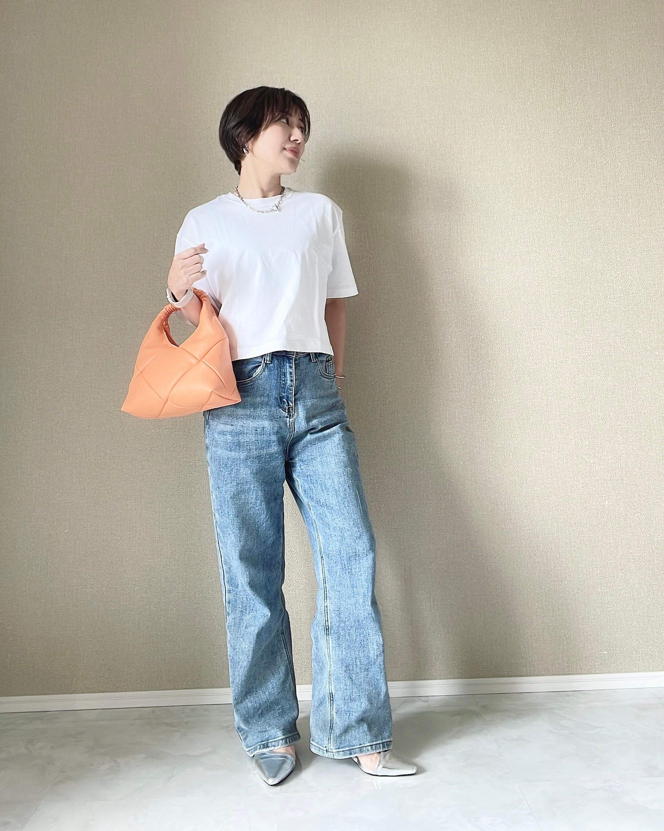 大人カジュアル　家着に見える