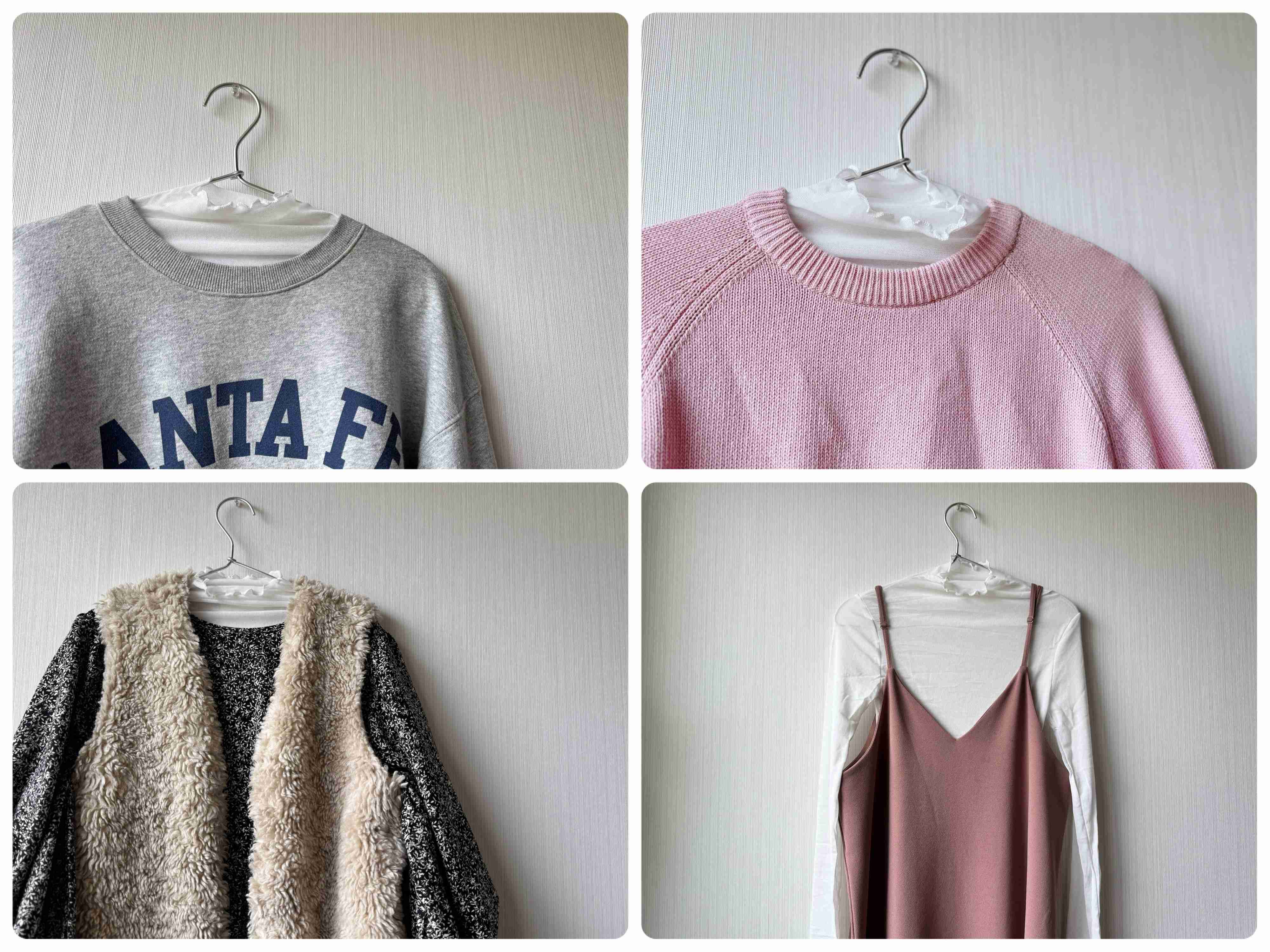 1．シースルー長袖