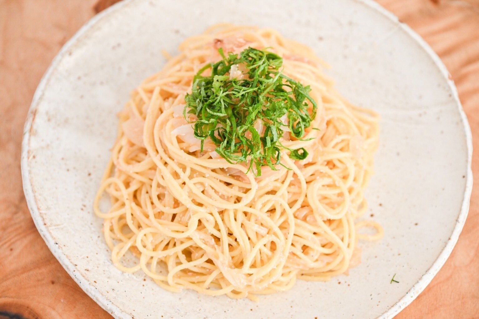 完成したパスタ