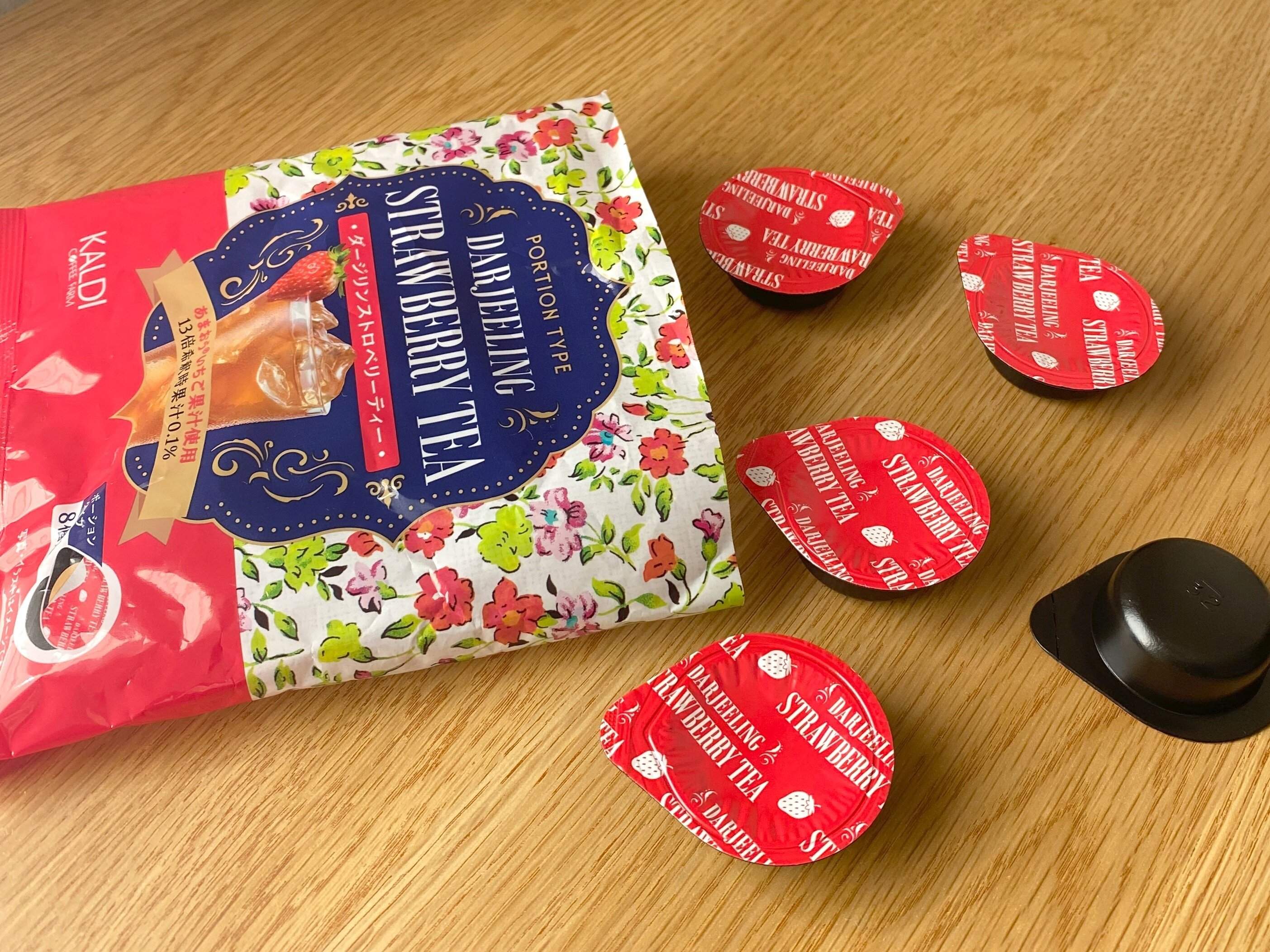 ダージリンストロベリーティー　ポーションタイプ