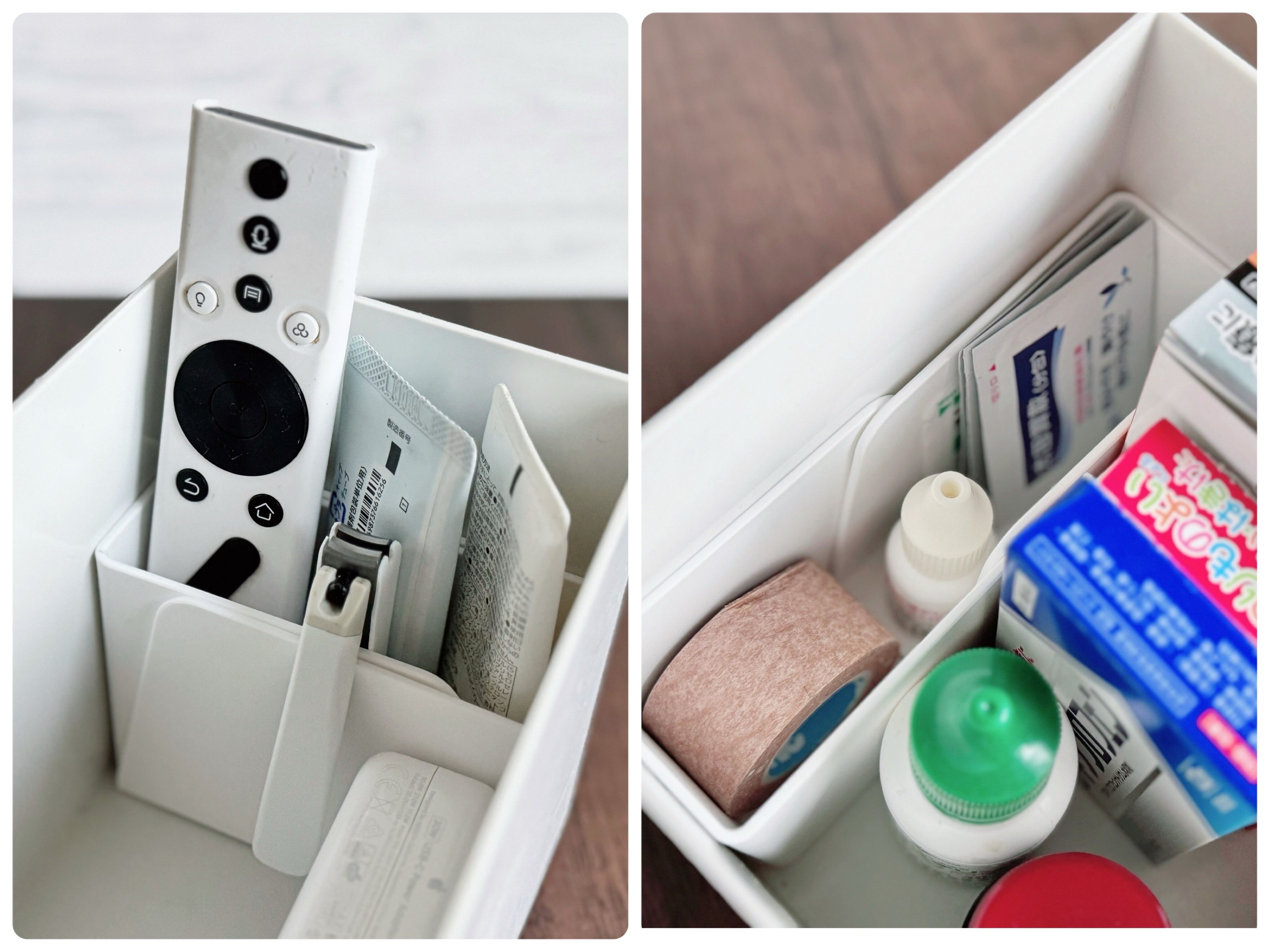 インナーケースのおかげで小物もごちゃつかない！