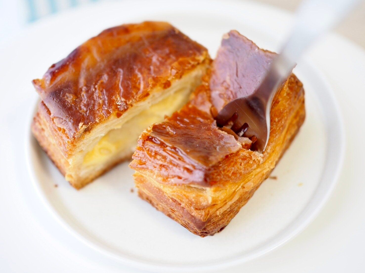 シャトレーゼ「ブリュレデニッシュ」おいしそうな写真