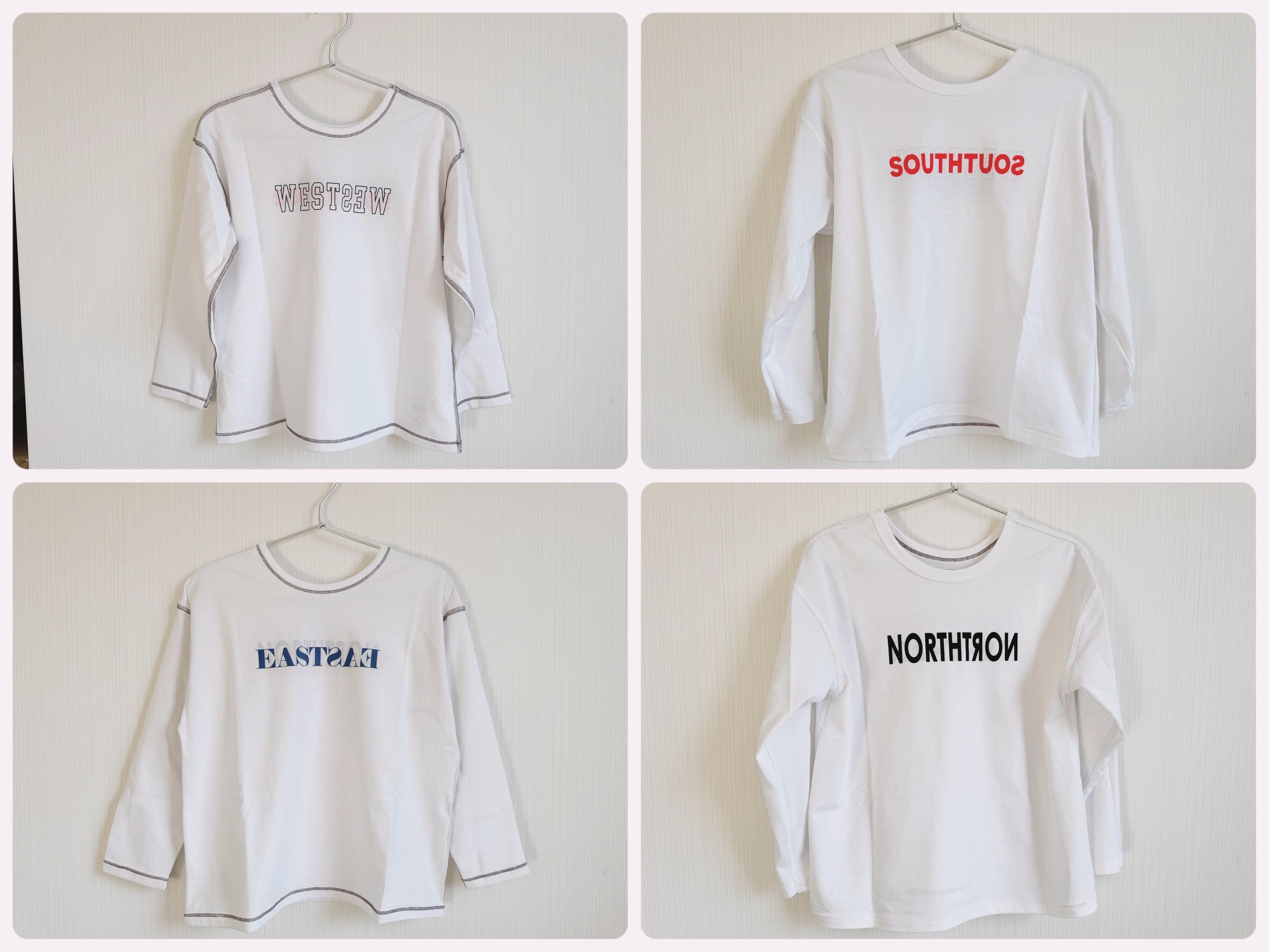 裏表前後の4wayで着られる