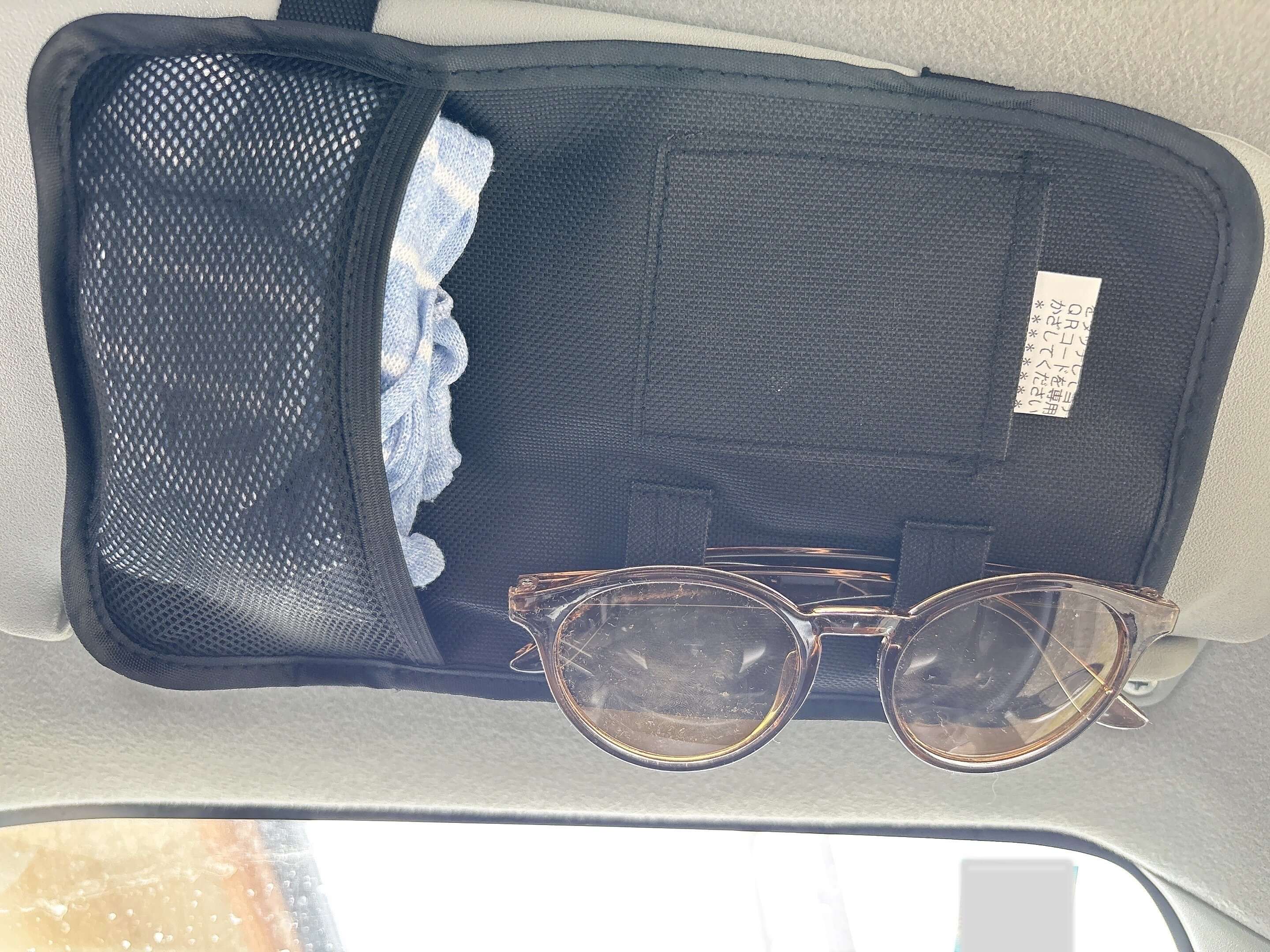 セリアサンバイザーポケット