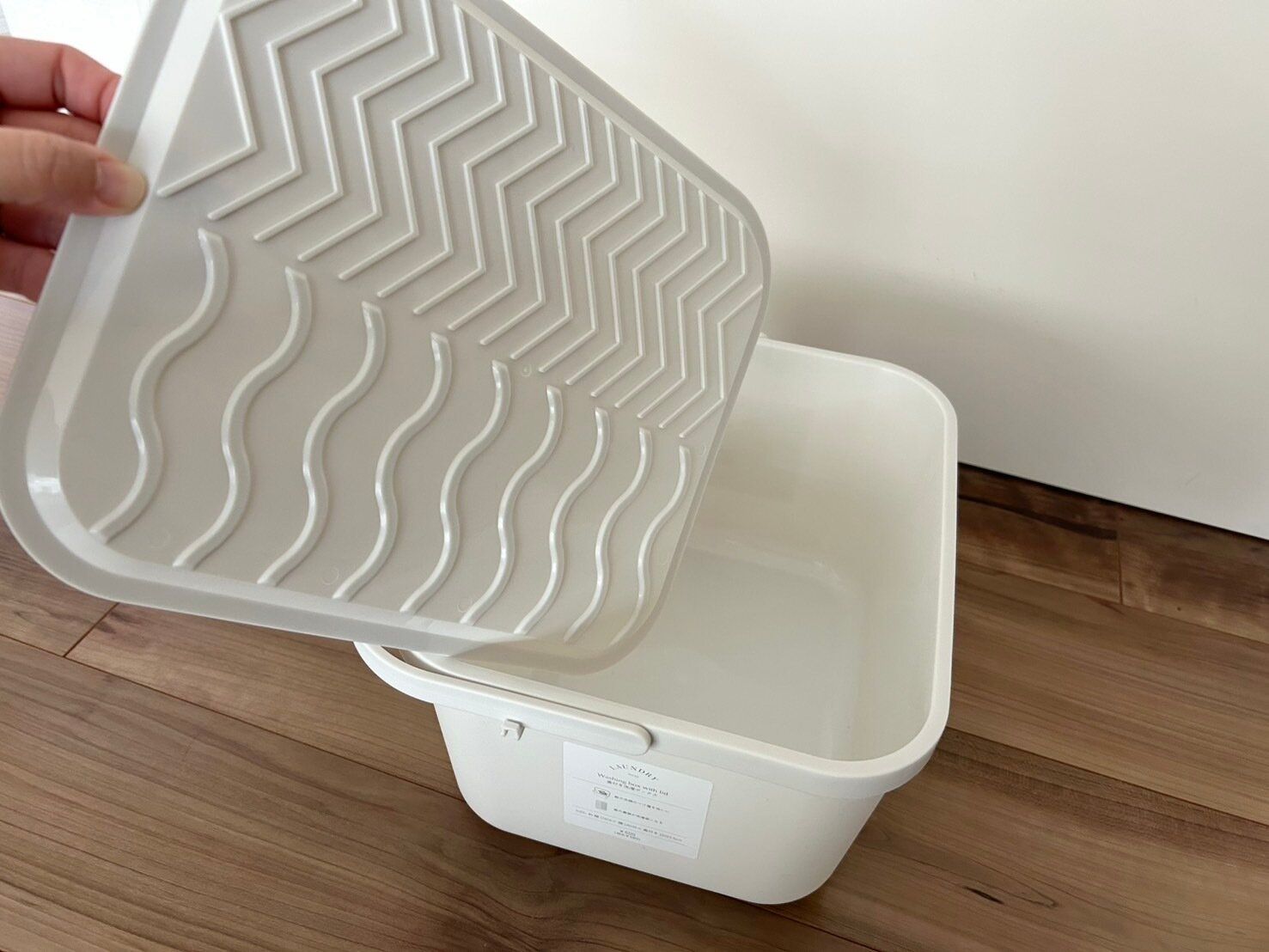 【3COINS】1台3役!シンプルな多機能洗濯ボックス!