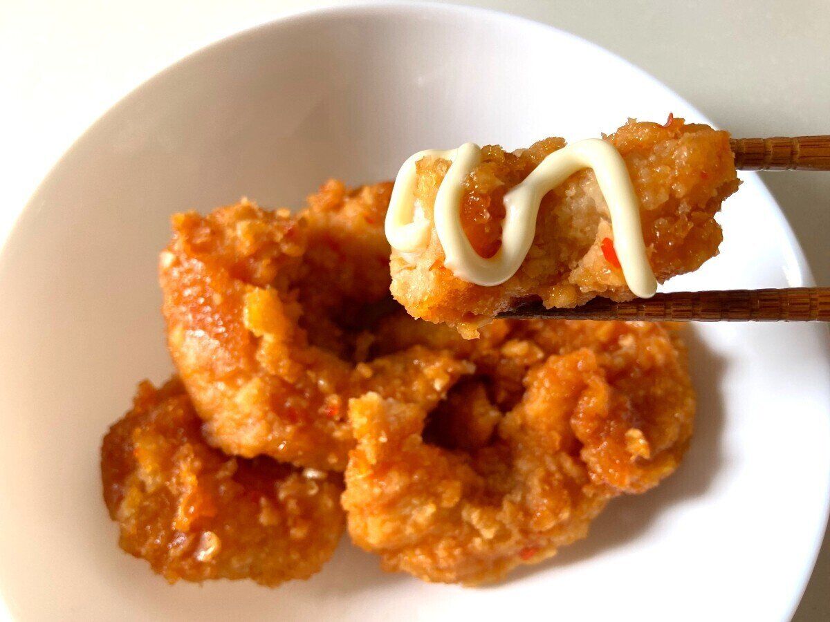 マヨネーズをかけて