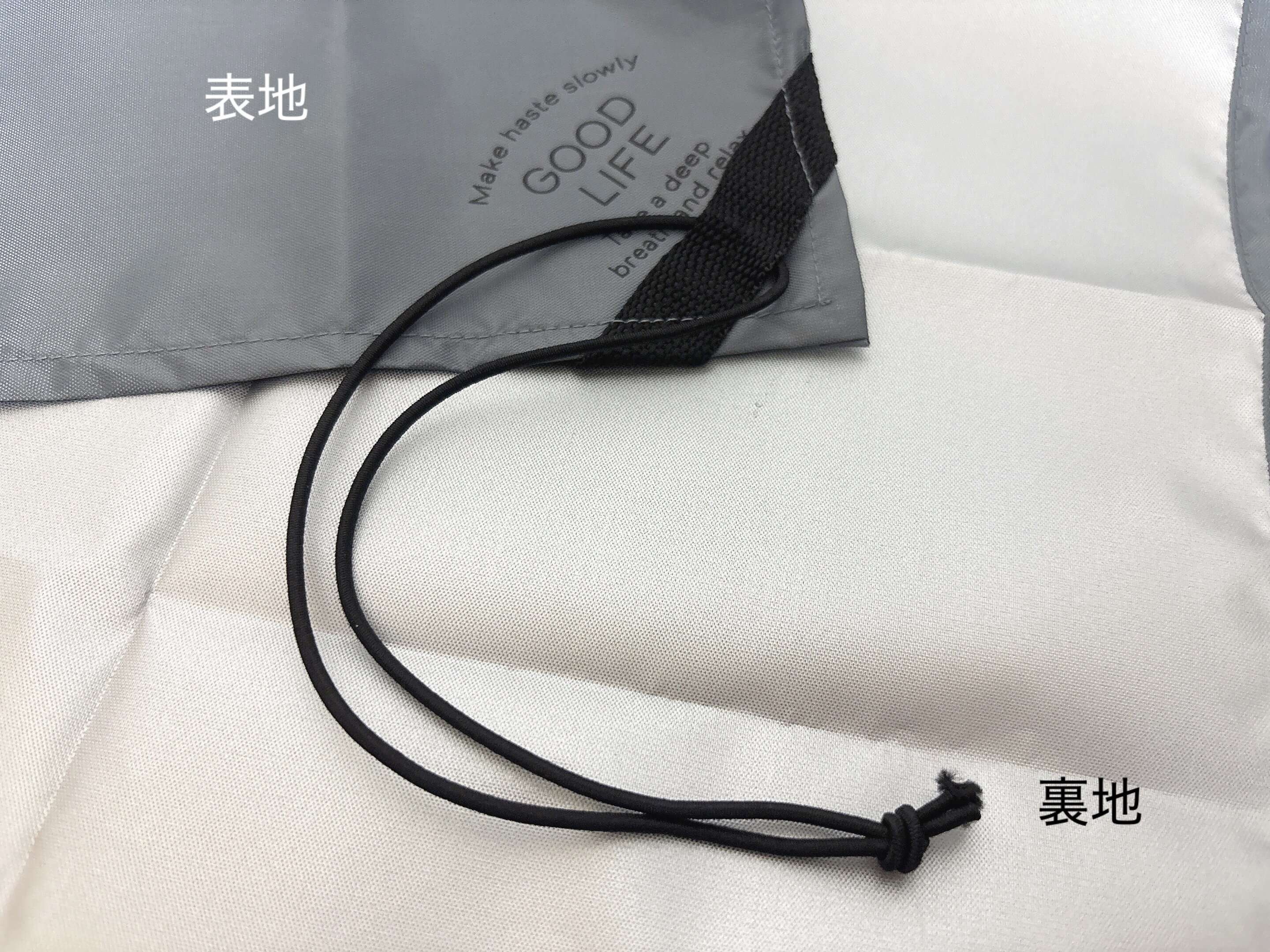 セリア洗えるランチクロスゴム付き