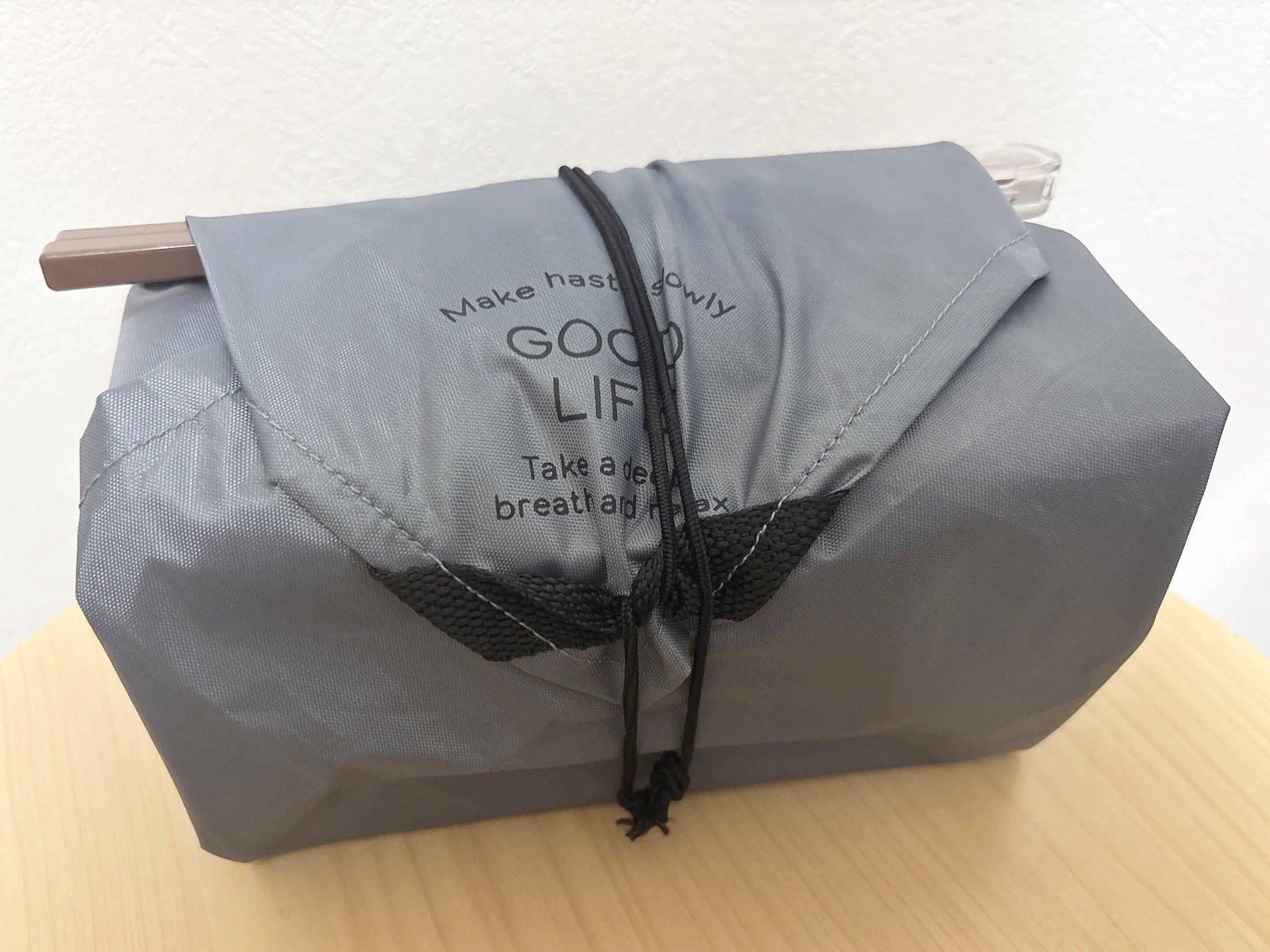 セリア洗えるランチクロスゴム付き