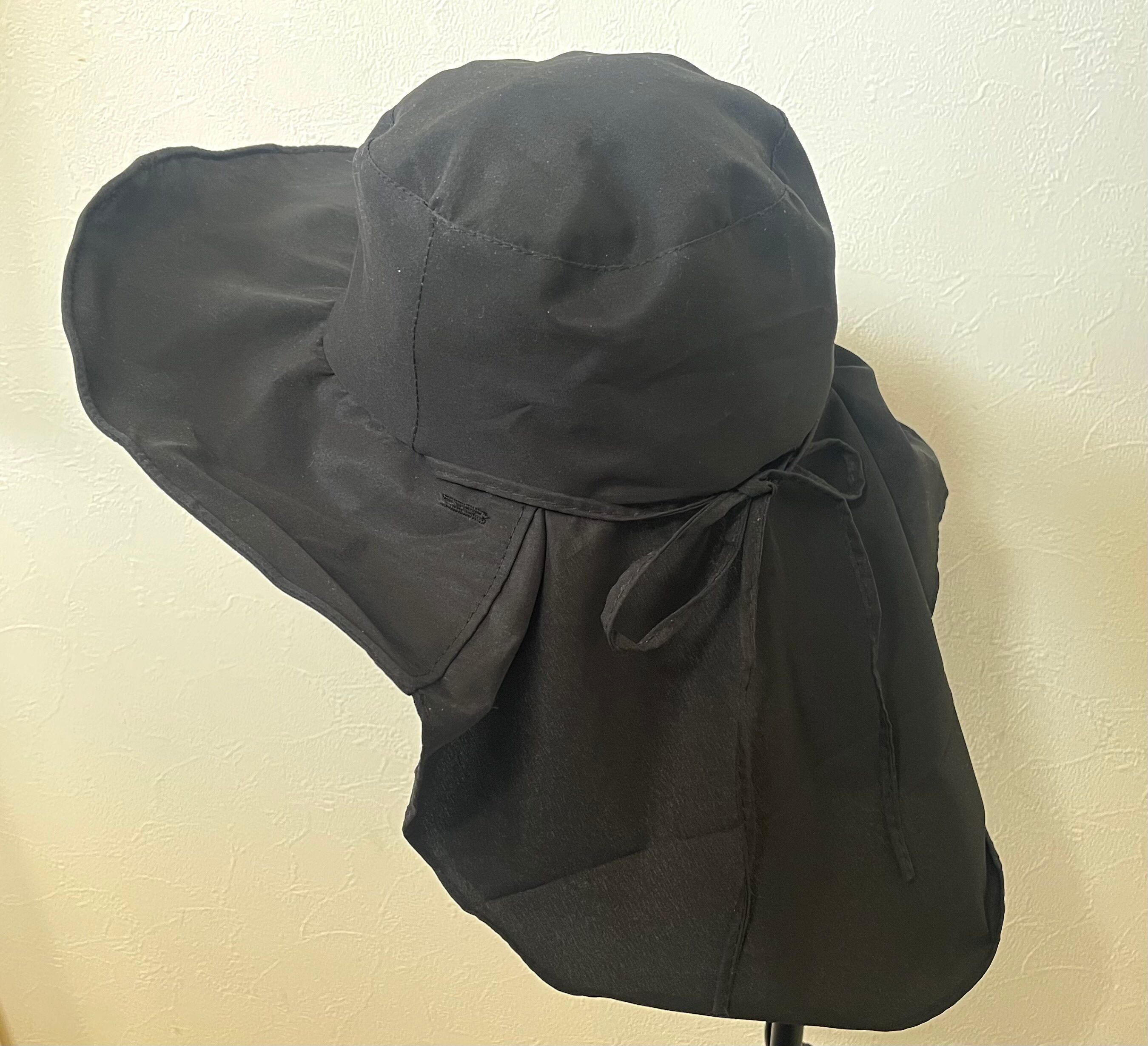 折り畳めるUVカット帽子