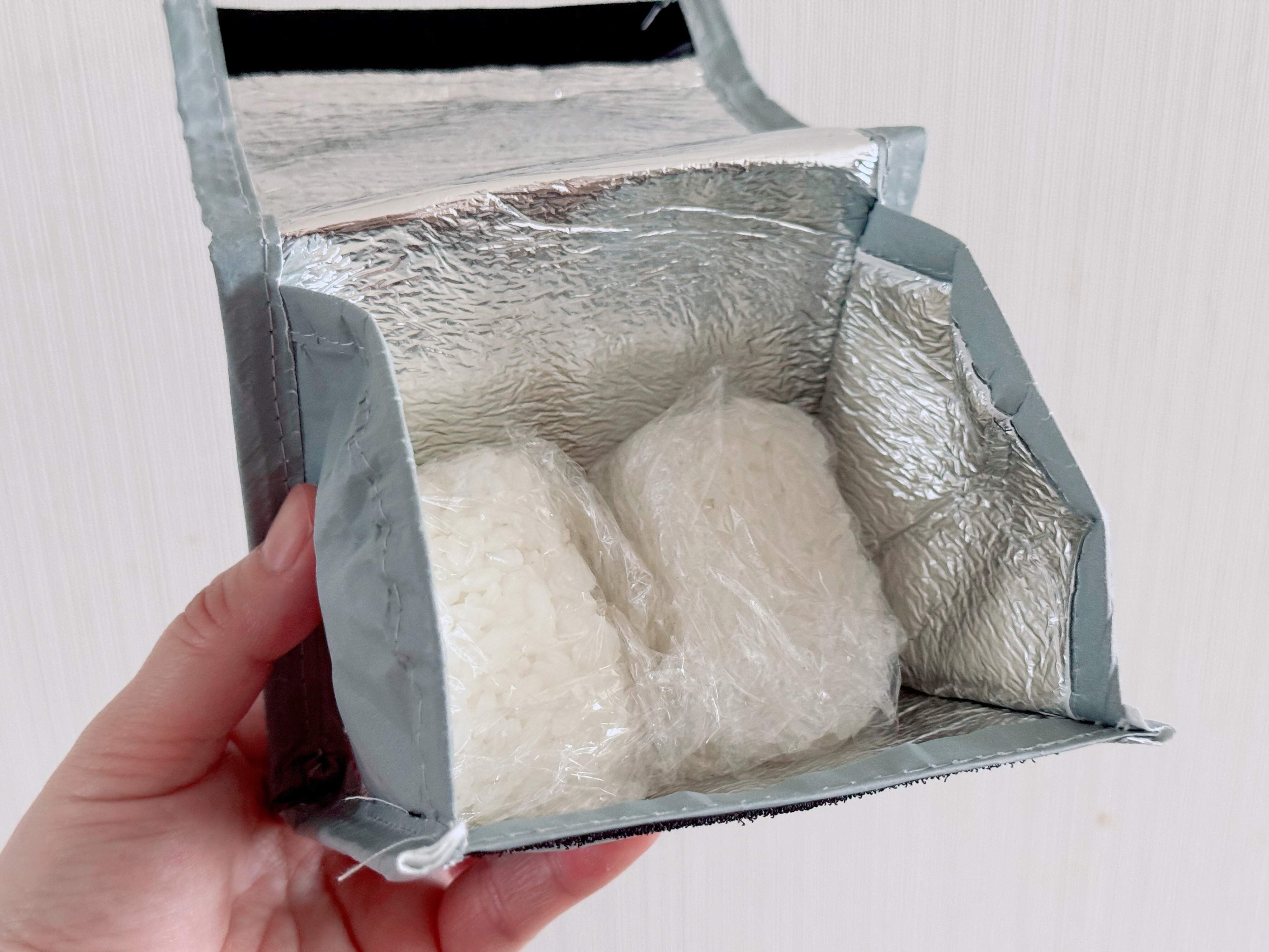 2．クラフトランチバッグ おにぎり用レタリング