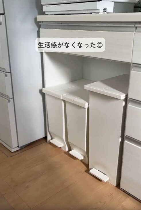 【セリア】ゴミ箱の裏側に設置すれば生活感ゼロに