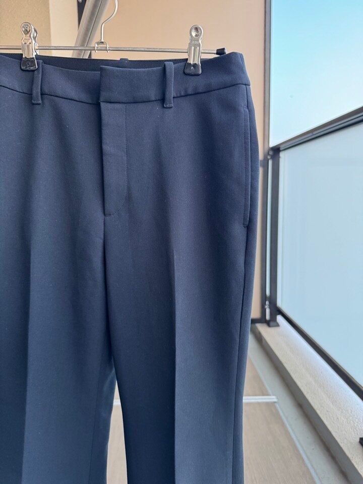 スマートフレアパンツ　ユニクロ　洗濯は？