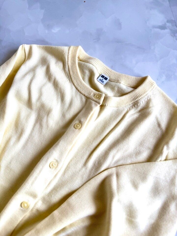 UVカットクルーネックカーディガン