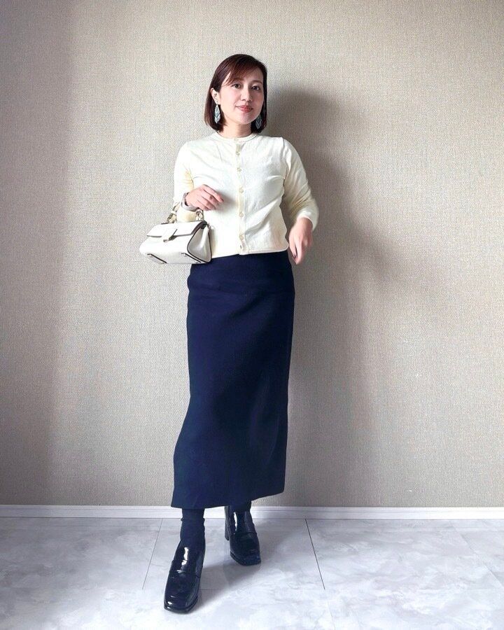 UVカットクルーネックカーディガン