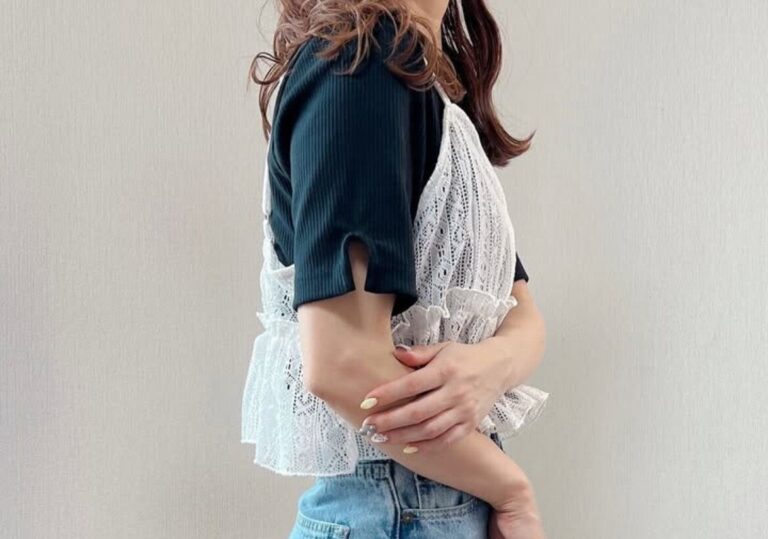 【しまむら】990円でコーディネートが格上げ♪「レースビスチェ」は持っていて後悔なし！