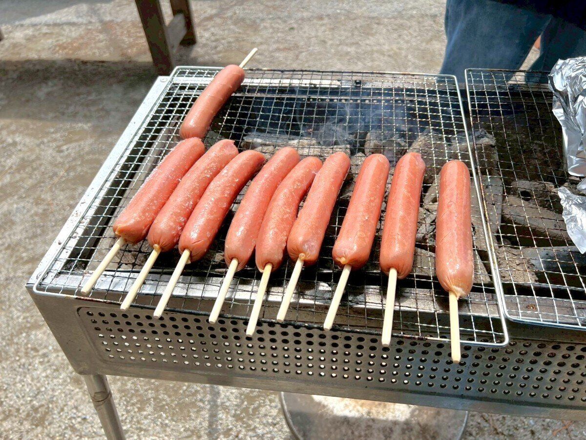 BBQでフランク