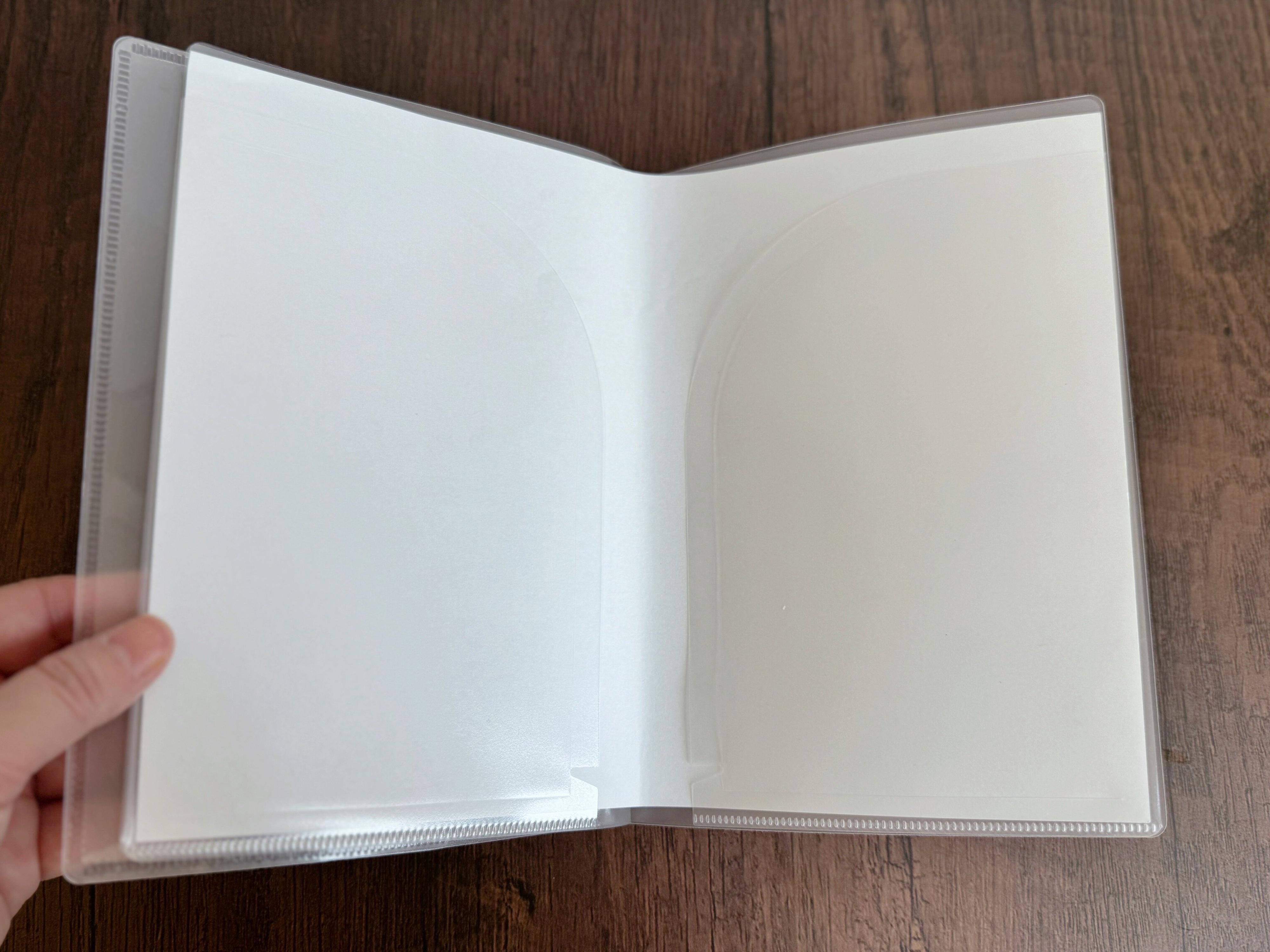 1．A4サイズのプリントがぴったり収まるから